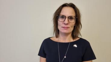 Sveriges nya EU-minister Jessika Roswall (M).