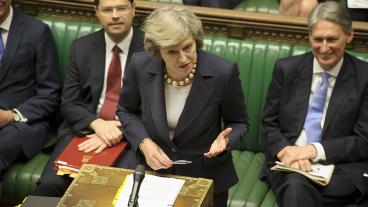 Den brittiska premiärministern Theresa May presenterade i måndags sin plan B för EU-utträdet. Arkivbild