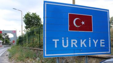 Gränsen mellan Turkiet och EU-landet Bulgarien.