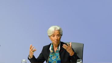 ECB-chefen Christine Lagarde. Arkivbild.