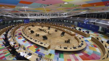 Under första dagen på EU:s oktobertoppmöte diskuterades brexit, coronakrisen och klimat. 