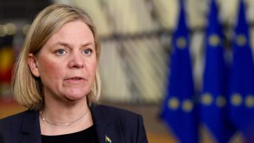 Statsminister Magdalena Andersson (S) träffar på torsdag och fredag sin kollegor i Bryssel på EU-toppmötet. Arkivbild.