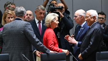 Veckans EU-toppmöte leds av Europeiska rådets ordförande António Costa. Arkivbild.