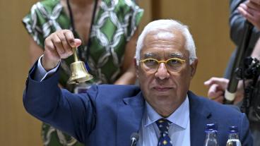Europeiska rådets ordförande António Costa tar snart över förhandlingarna om EU:s nästa flerårsbudget. Han vill ro den i hamn innan årsskiftet. Arkivbild.