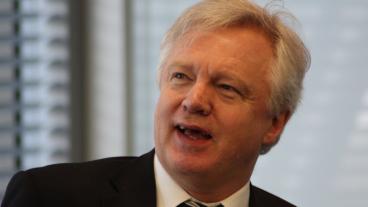 David Davis, minister med ansvar för förhandlingarna om att ta Storbritannien ur EU. Arkivbild.