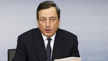 ECB:s ordförande Mario Draghi.