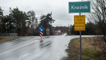 Kraśnik i östra Polen är en av de kommuner som infört vad man kallar "hbtq-fria zoner". Arkivbild.