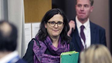 EU:s handelskommissionär Cecilia Malmström.