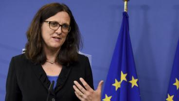 EU:s handelskommissionär Cecilia Malmström. Arkivbild.