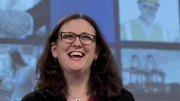 EU:s handelskommissionär Cecilia Malmström. Arkivbild.