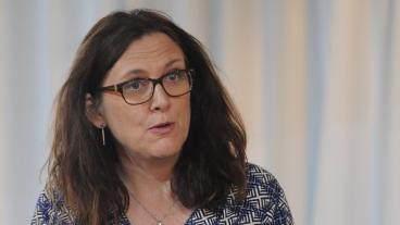 EU:s handelskommissionär Cecilia Malmström. Arkivbild.