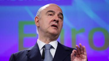  EU:s ekonomikommissionär, den franske socialdemokraten Pierre Moscovici. Arkivbild