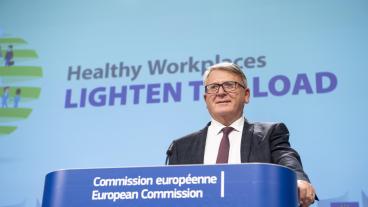 EU:s arbetsmarknadskommissionär Nicolas Schmit, en socialdemokratisk luxemburgare.