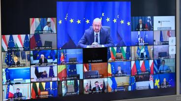 Veckans EU-toppmöte kommer att hållas på videolänk. Arkivbild.