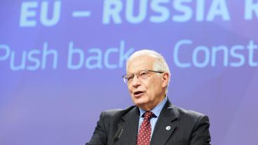 EU:s utrikeschef, den spanske socialdemokraten Josep Borrell, är även vice ordförande i EU-kommissionen.
