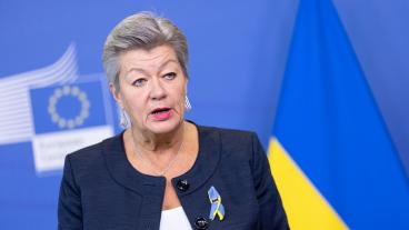 EU:s migrations- och inrikeskommissionär Ylva Johansson. Arkivbild.