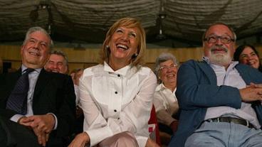 Rosa Díez, partiledare för det nybildade mittenpartiet UPyD, utmanar de två stora partierna i spansk politik.