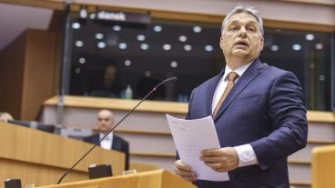 Viktor Orbán, ungersk premiärminister och ledare för Fidesz, vid ett tidigare besök i EU-parlamentet.